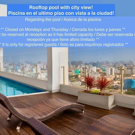 Alu Apartments - Limit With Miraflores Panoramic City View Distretto di Distretto di Lima Esterno foto