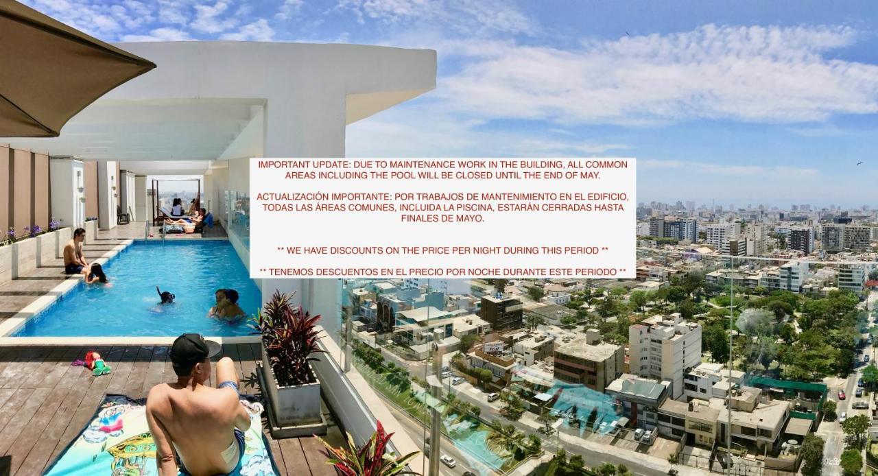 Alu Apartments - Limit With Miraflores Panoramic City View Distretto di Distretto di Lima Esterno foto