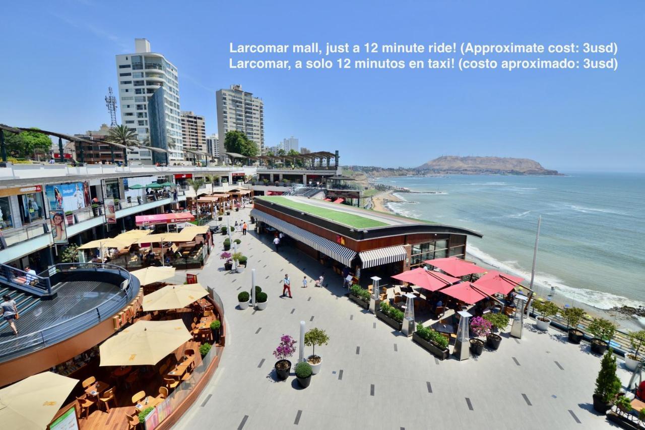 Alu Apartments - Limit With Miraflores Panoramic City View Distretto di Distretto di Lima Esterno foto